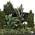 Creative Outdoor Greenery Set 1337 3D model small image 3