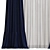 Folded Curtain Model 268 3D model small image 2