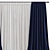 Folded Curtain Model 268 3D model small image 3