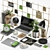  Ornate Home Decor Set 3D model small image 16