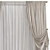 Texture-Mapped Curtain Model 3D model small image 3