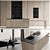 Modern Island Kitchen Renderings 3D model small image 1