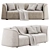 Blu Dot Thataway Sofa Set 3D model small image 1