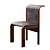 1stDibs Vintage Leather Chair 3D model small image 1