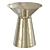 Elegant POLI Side Table Gold 3D model small image 1