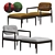 Modern YOKO Easy Chair - Minotti 3D model small image 4