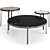 Trussardi Casa Bondai Tables Set 3D model small image 1