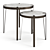 Trussardi Casa Bondai Tables Set 3D model small image 3