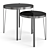 Trussardi Casa Bondai Tables Set 3D model small image 4