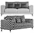 Luxury Tissot Dubai Sofa Design 3D model small image 2