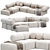 Sleek Modular OFFO Sofa by Annud 3D model small image 1