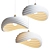 Sleek Navicula Pendant Illumination 3D model small image 1