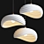 Sleek Navicula Pendant Illumination 3D model small image 2