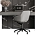  Home Office Furniture Set 413 3D model small image 2