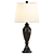 Elegant Akhtari Metal Table Lamp 3D model small image 1