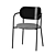 Eclipse: Stylish Ash Plywood Chair 3D model small image 4