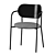 Eclipse: Stylish Ash Plywood Chair 3D model small image 9