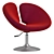 Adjustable Faux Leather Chair 3D model small image 4