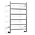 Modern Stainless Steel Towel Warmer 3D model small image 2