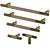 Meraki Brass T-Bar Handles 3D model small image 3