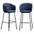 Elegant MDD Grace High Stool 3D model small image 2