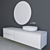 Modern Bathroom Furniture Set 02 3D model small image 5