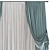  Folding Topology Curtain Panels 3D model small image 3