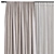 Swirl Mesh Curtain Design 3D model small image 2