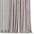 Swirl Mesh Curtain Design 3D model small image 3