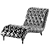 Audrey Chaise 393540 Polys Rendrer 3D model small image 4