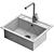 Kitchen Sink with Mixer 3D model small image 4