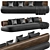 Bamboo-Infused Modern Sofa Model 3D model small image 4