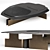 Enne Stone Coffee Table: Contemporary Design 3D model small image 1