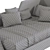 Convertible Sofa Bed TSUNAMI 319 3D model small image 7