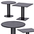 Elegant Round Dining Table Design 3D model small image 1