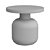 Accent Table Ceramic Bottle CreamWhite 3D model small image 5