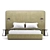 Sleek Como Bed Collection 3D model small image 3