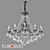Bogates Crystal Chandelier Liguria 12-Light 3D model small image 1