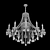 Bogates Crystal Chandelier Liguria 12-Light 3D model small image 2