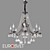 Bogates Liguria Crystal Chandelier 8-Light 3D model small image 1