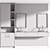 Modern Bathroom Furniture Set 3D model small image 4