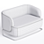  Modern Italian Marabu Sofa 3D model small image 3