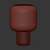 Glass Pirum Table Lamp 3D model small image 3