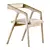  Scandinavian Style Dining Chair 3D model small image 1