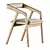  Scandinavian Style Dining Chair 3D model small image 2