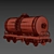 Corona-rendered Train Sisterna Lego 3D model small image 4