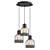 Modern Industrial Kitchen Chandelier 3D model small image 1