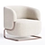 Italian Design Armchair Marabu 3D model small image 1