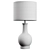 Zen Blue Table Lamp - Modern Zen 3D model small image 3