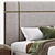 Modern Minimalist Gaye Bed Collection 3D model small image 4